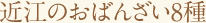 近江のおばんざい8種